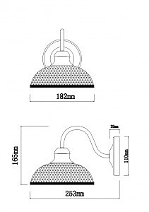 Настенное бра Clod 1246/1W