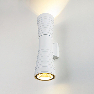 Уличный настенный светильник Tube 1502 TECHNO LED TUBE DOBLE белый