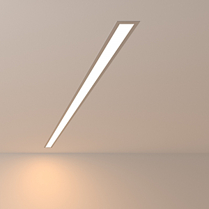 Встраиваемый светильник Elektrostandard Линейный светодиодный встраиваемый светильник 128см 25W 3000K матовое серебро (101-300-128)