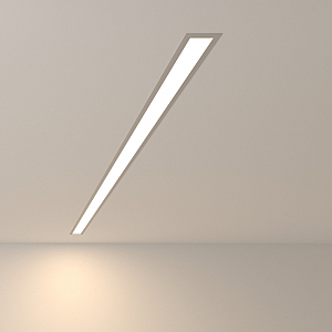 Встраиваемый светильник Elektrostandard Линейный светодиодный встраиваемый светильник 128см 25W 4200K матовое серебро (101-300-128)
