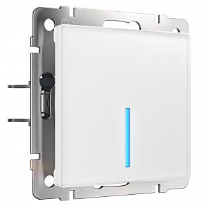 Выключатель W4510601/ Сенсорный выключатель одноклавишный с функцией Wi-Fi (белый)
