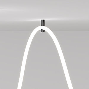 Аксессуар Full light Подвесные крепления для круглого гибкого неона Full light черный (FL 2880)