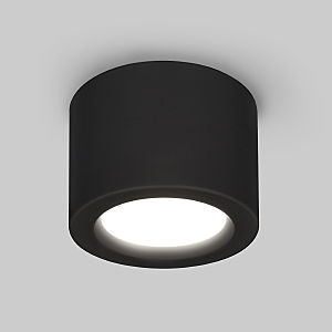 Накладной светильник DLR026 DLR026 6W 3000K черный матовый