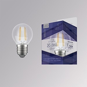 Светодиодная лампа Brizzi G45 4W 2700K E27