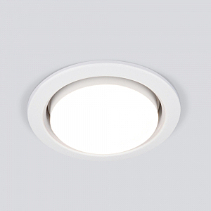 Встраиваемый светильник Elektrostandart 1035 GX53 WH белый