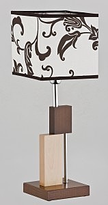 Настольная лампа Qube Brown 9414