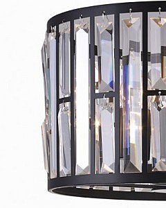 Настольная лампа Кароль 0003/3T-BK-CL