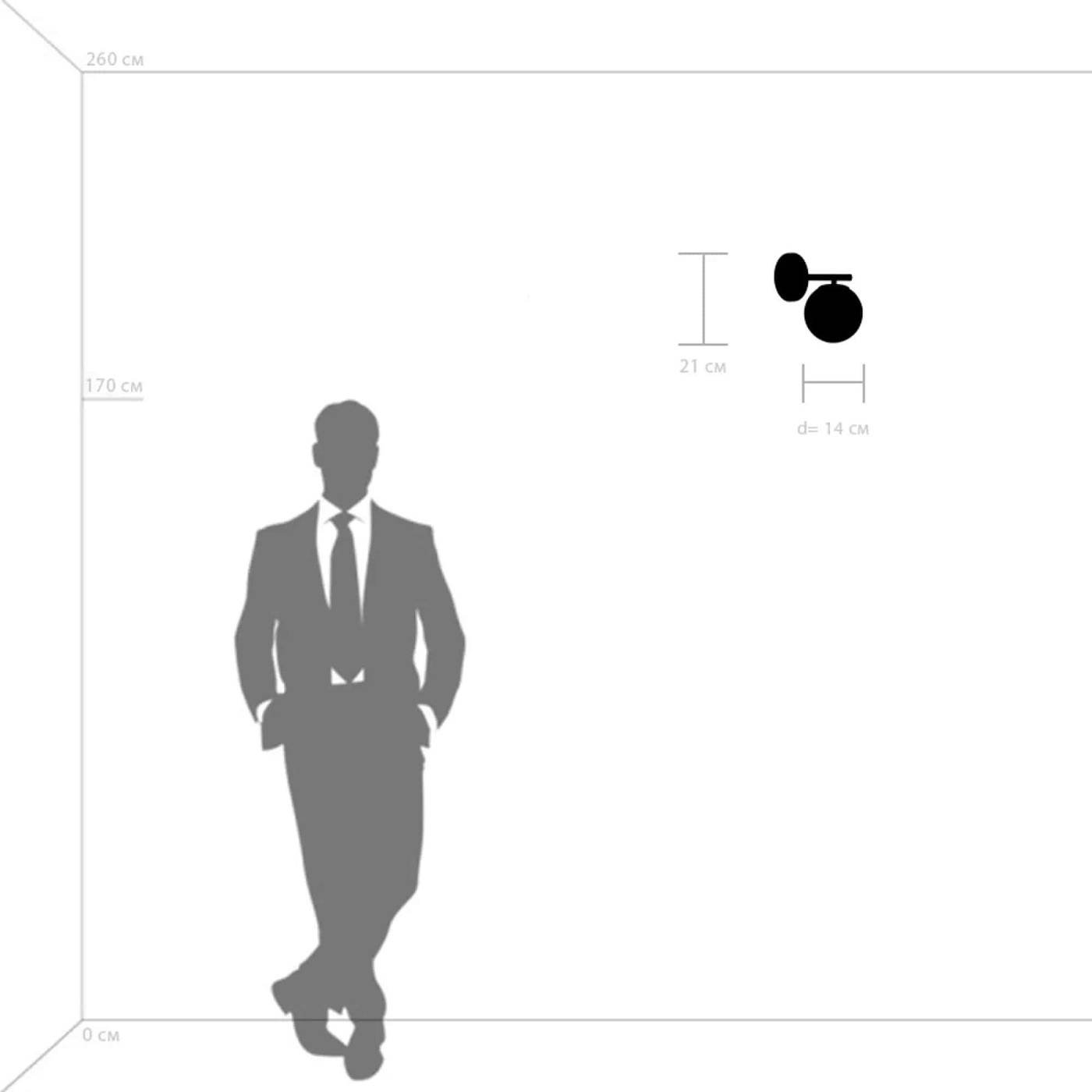 Настенное бра Lightstar Croco 815517