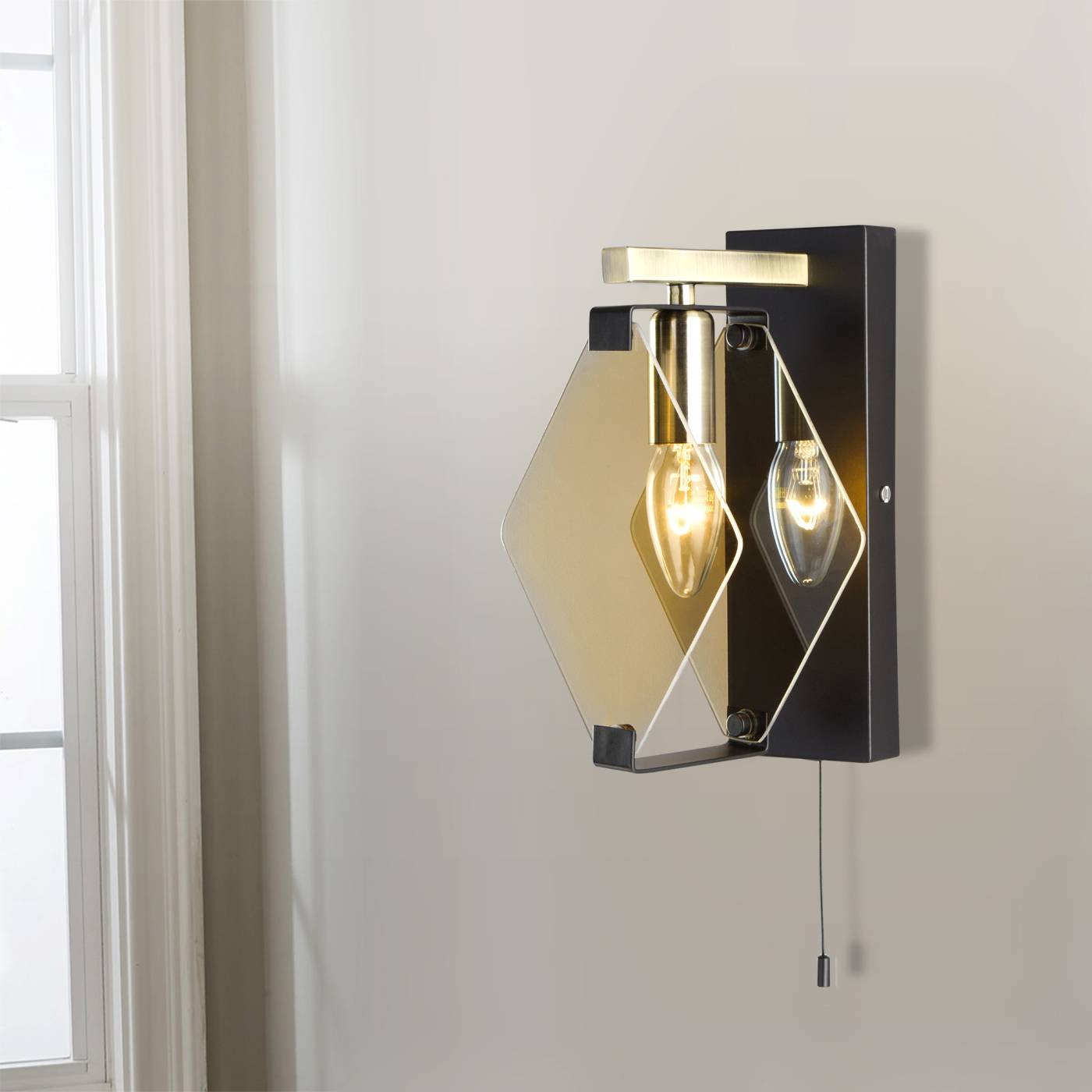 60116/1 черный Настенное бра Eurosvet Aragon 60116/1 черный