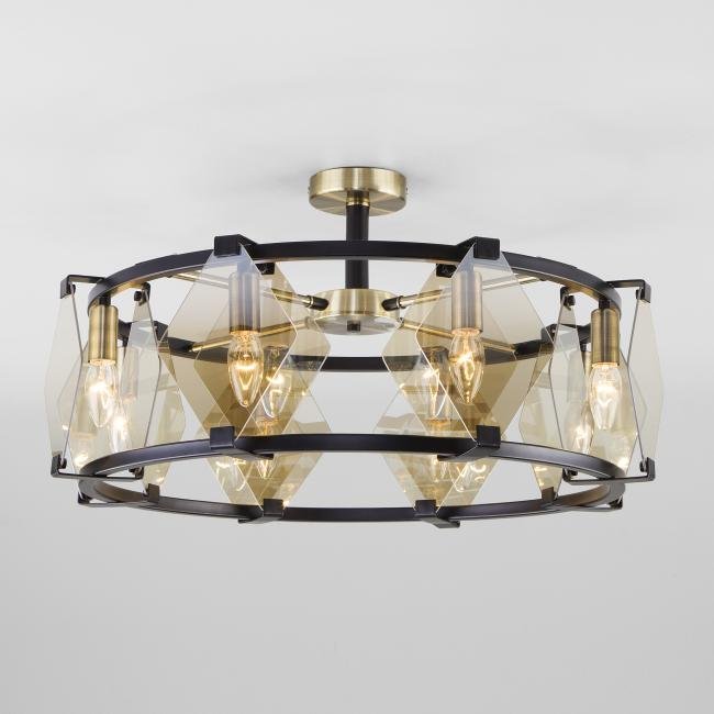 60126/8 черный Smart (60116/8) Потолочная люстра Eurosvet Aragon 60126/8 черный Smart (60116/8)