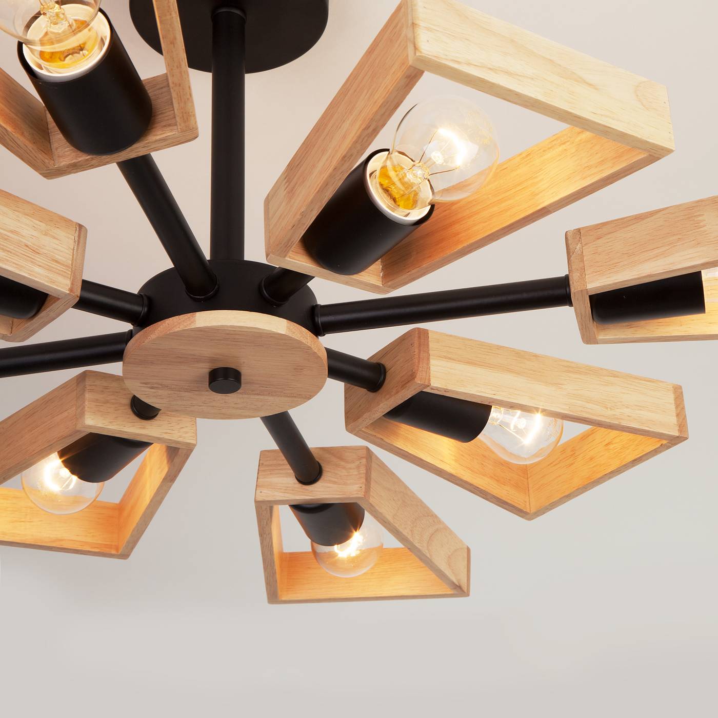 70056/8 черный Люстра на штанге Eurosvet Klark 70056/8 черный