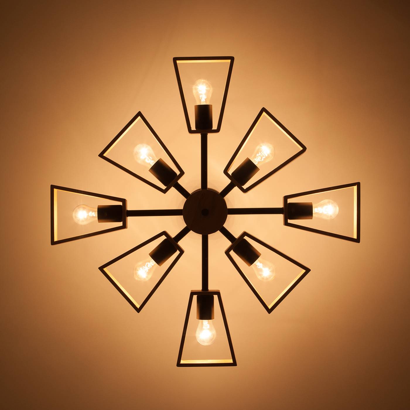 70056/8 черный Люстра на штанге Eurosvet Klark 70056/8 черный