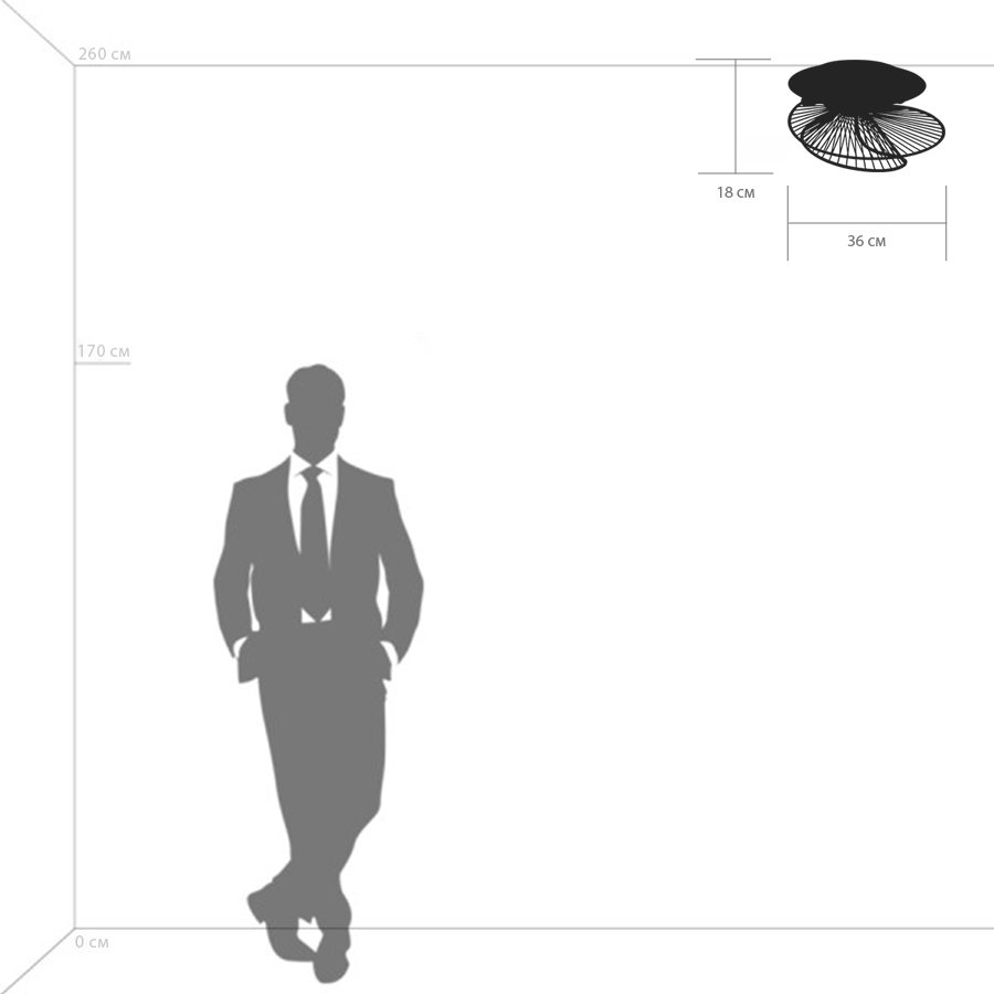 728133 Потолочная люстра Lightstar Zeta 728133