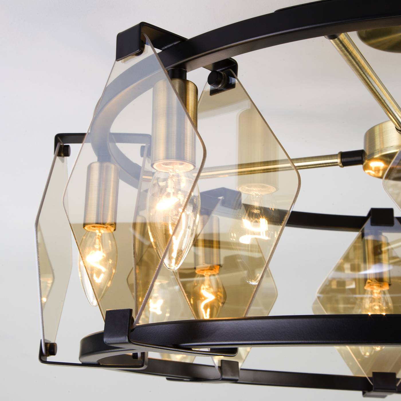 60126/8 черный Smart (60116/8) Потолочная люстра Eurosvet Aragon 60126/8 черный Smart (60116/8)