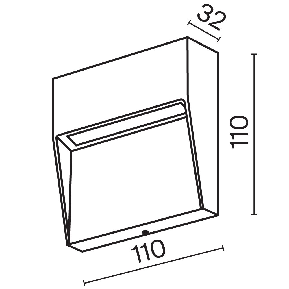 Подсветка для ступеней Maytoni Mane O047SL-L3W3K