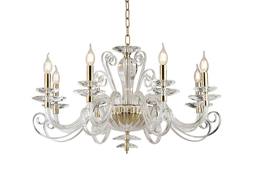 Подвесная люстра Newport Annabelle 8578/C gold polished