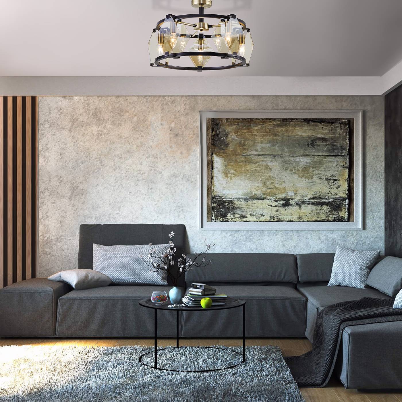 60126/8 черный Smart (60116/8) Потолочная люстра Eurosvet Aragon 60126/8 черный Smart (60116/8)