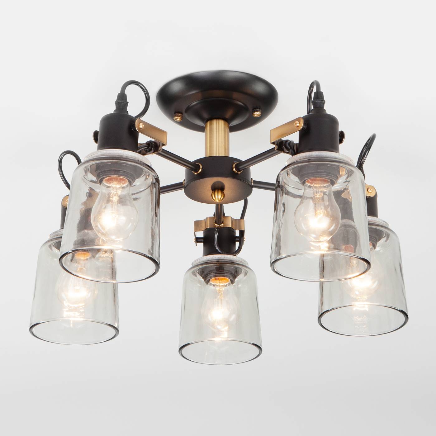 70111/5 черный Потолочная люстра Eurosvet Astor 70111/5 черный