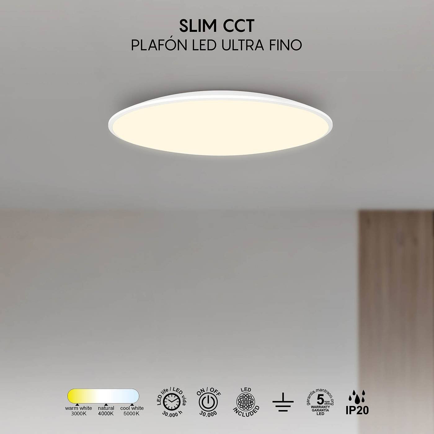 Светильник потолочный Mantra Slim 8691