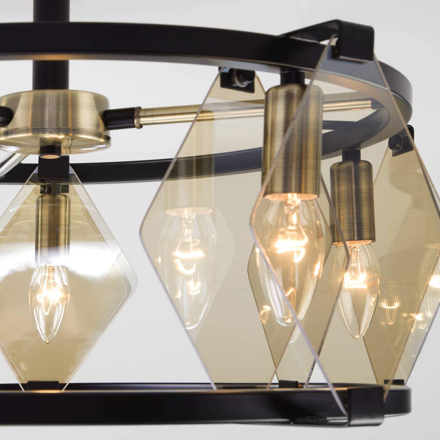 60116/5 черный Потолочная люстра Eurosvet Aragon 60116/5 черный