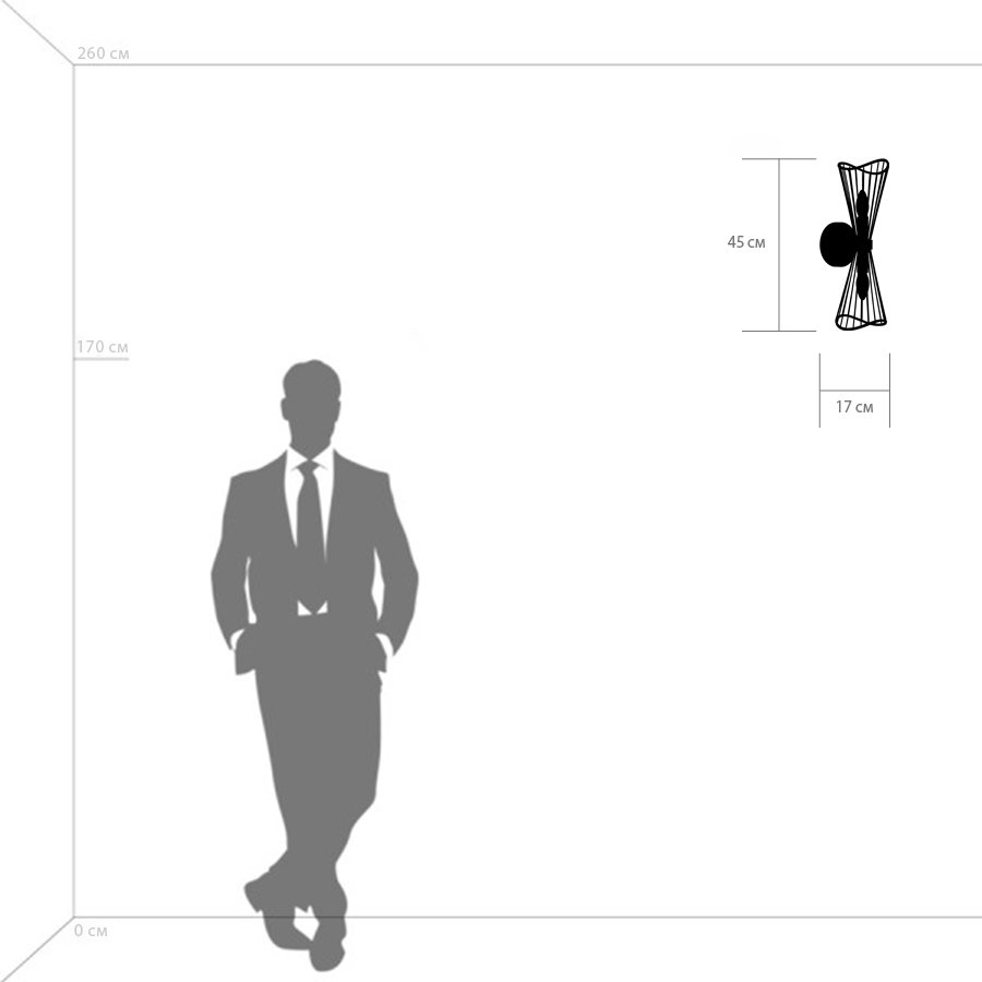 728623 Настенное бра Lightstar Zeta 728623