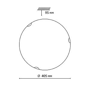 Настенно потолочный светильник Ammonite 7602/DL