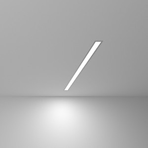 Встраиваемый светильник Elektrostandard Линейный светодиодный встраиваемый светильник 78см 15W 6500К матовое серебро (100-300-78)