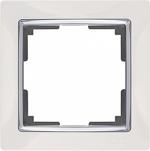 Рамка Snabb WL03-Frame-01-white / Рамка на 1 пост (белый)