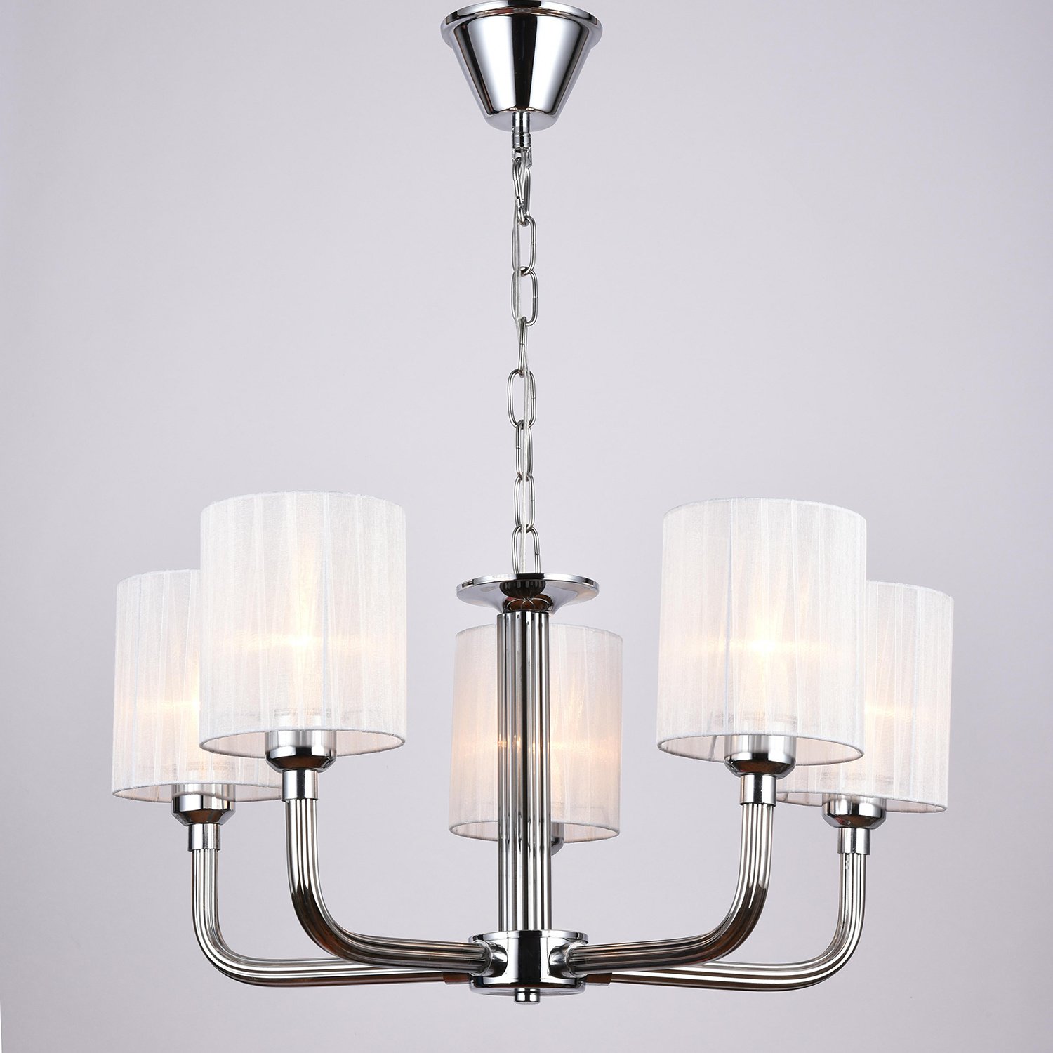 IL1256-5PPA-29 CR Romei Подвесная люстра ILLUMICO IL1256-5PPA-29 CR Romei