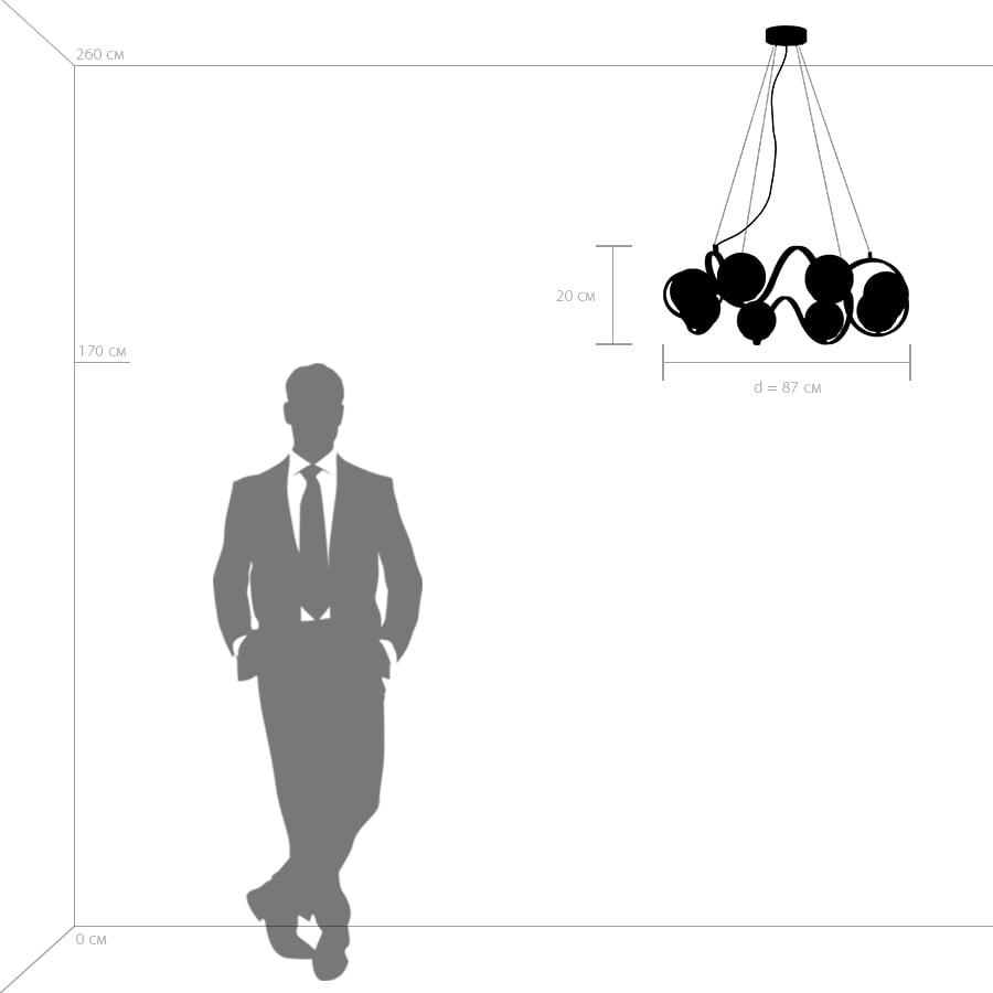 Подвесная люстра Lightstar Globo 803167