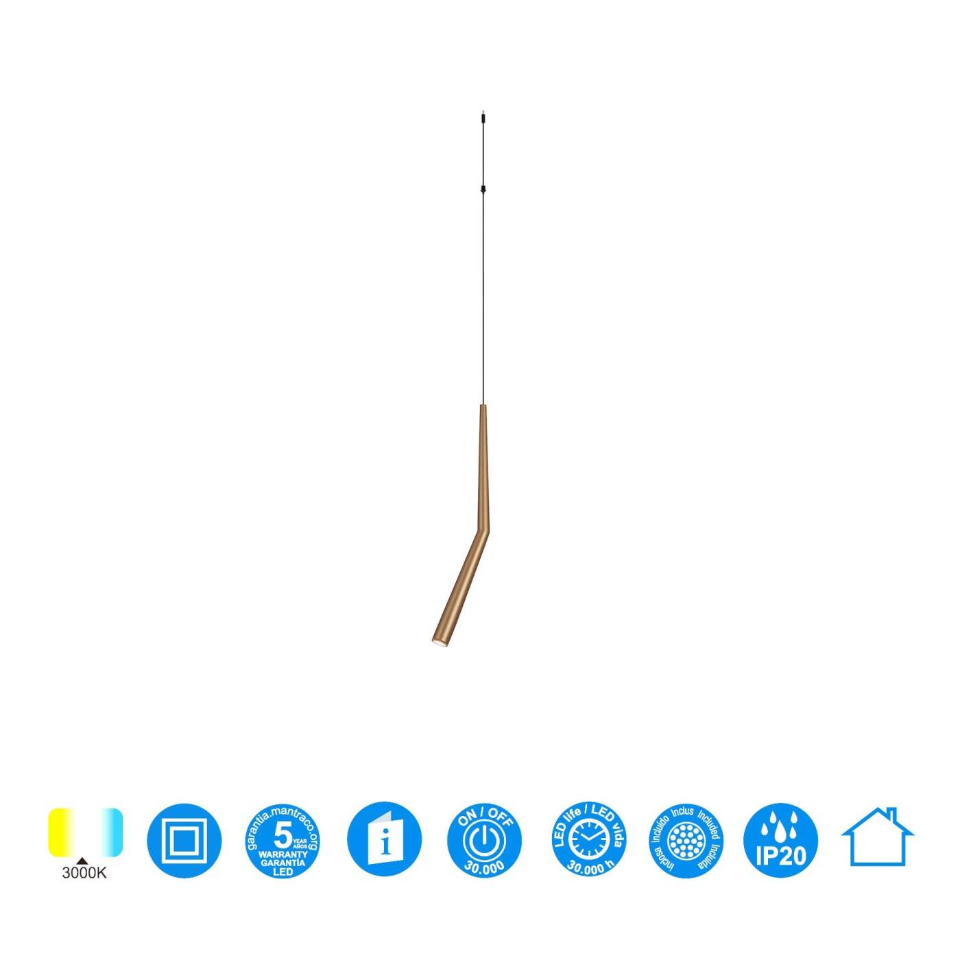Подвесной светильник BOOMERANG Mantra 9356+9245 (1L)