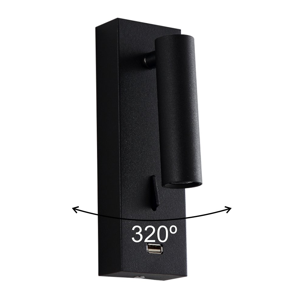 CLT 210W USB BL Светильник спот Crystal Lux Clt 210 CLT 210W USB BL