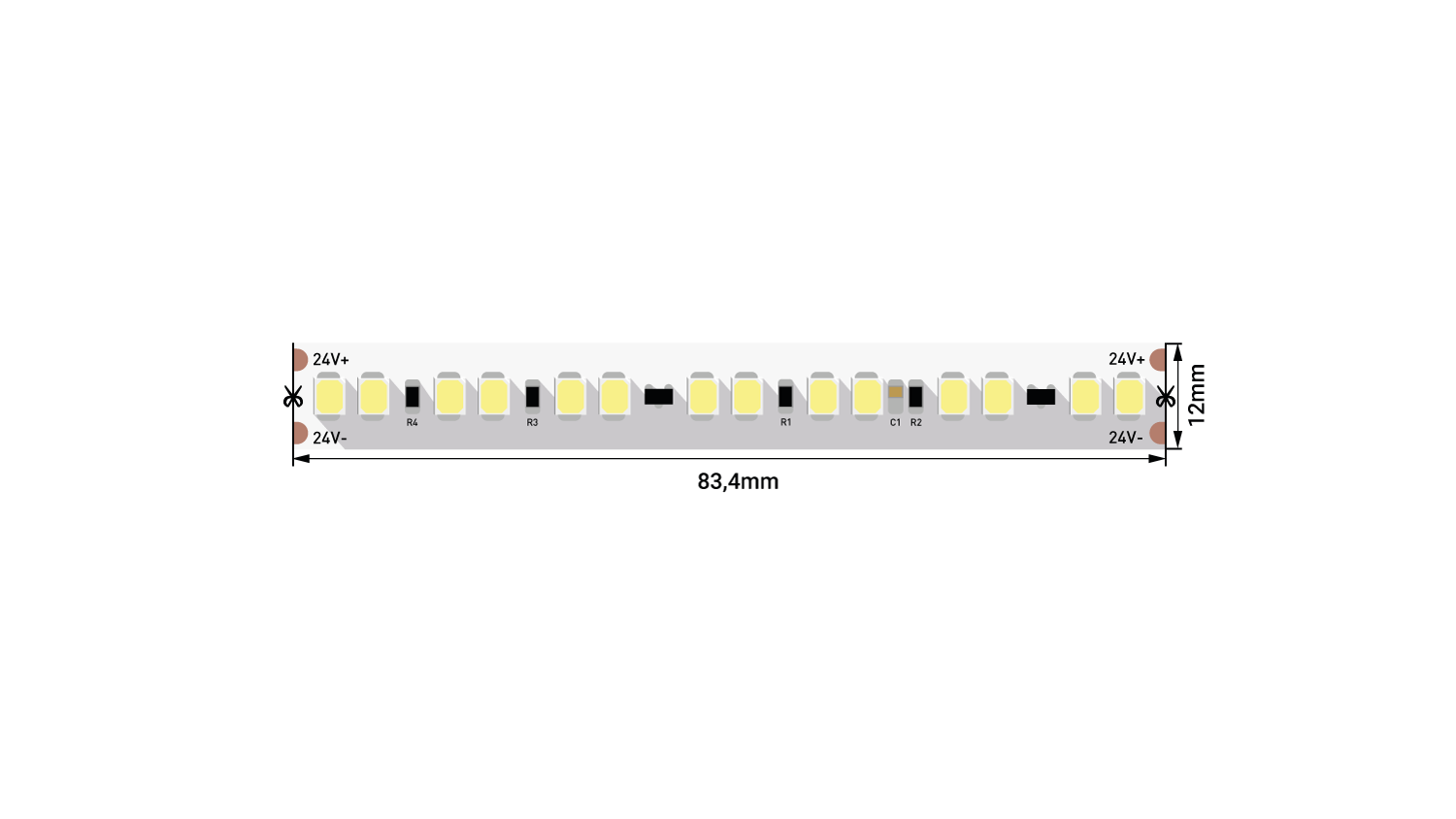 DSG2168-24-DTW-33 LED лента SWG DesignLed DSG2168 DSG2168-24-DTW-33