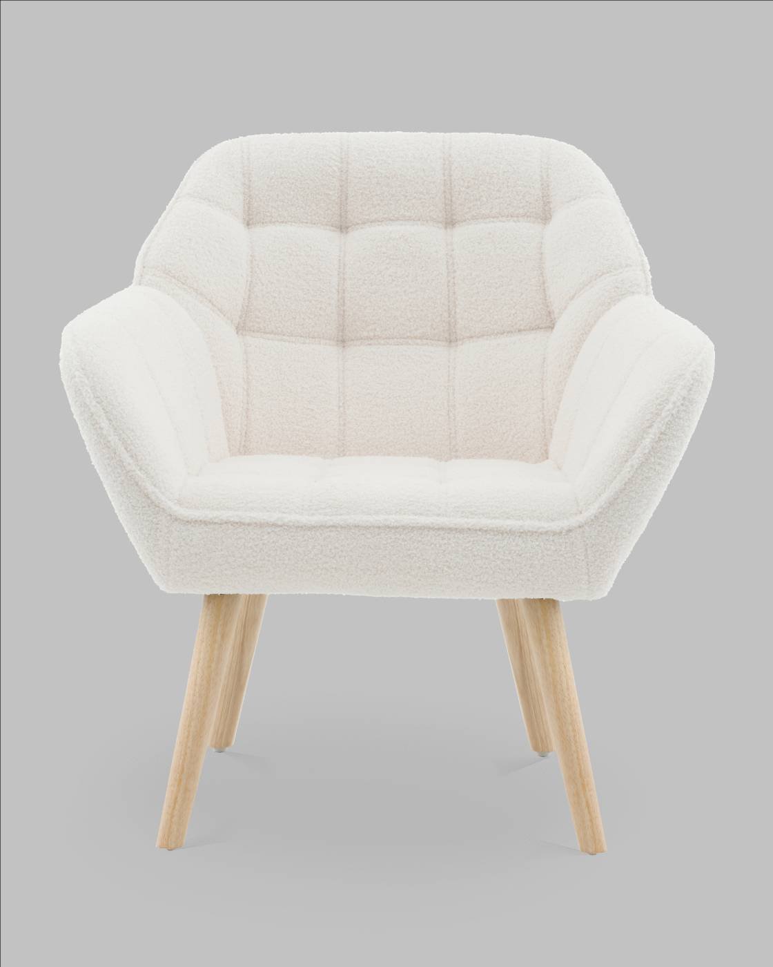 Кресло Stool Group Вэйл QH-8904K TEDDY 1859-01 white