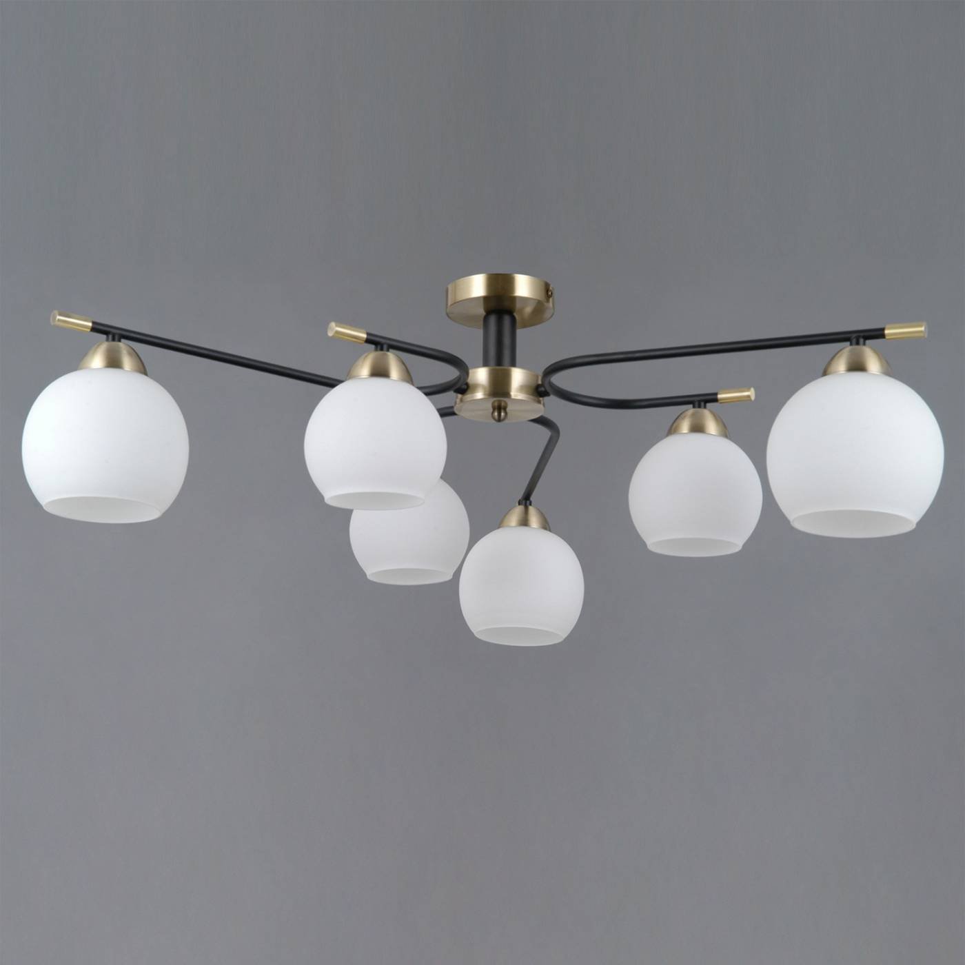 Потолочная люстра ILLUMICO IL0638-6CSQ-24 AB BK LIBRA