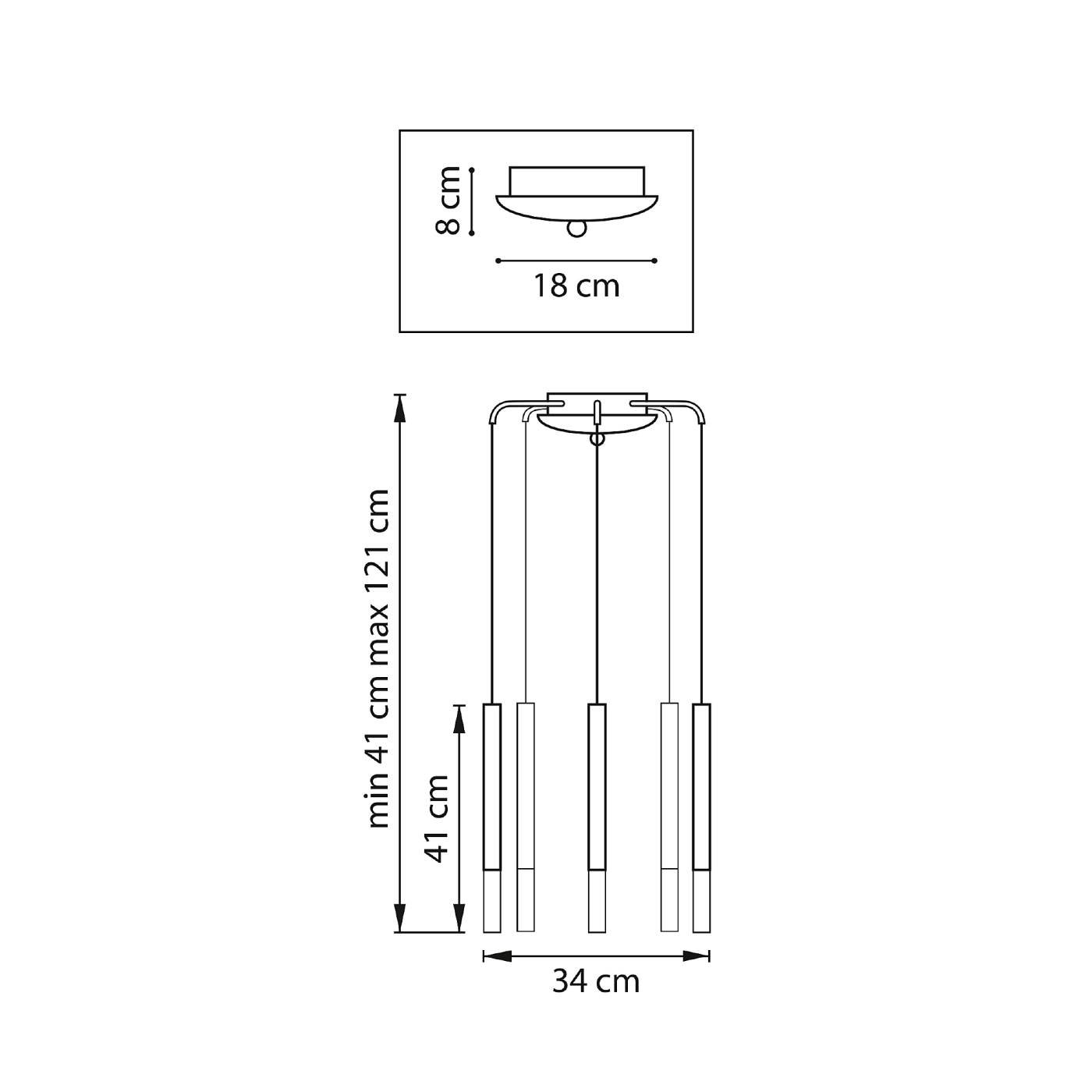 Светильник подвесной Lightstar Tubo L5T747143