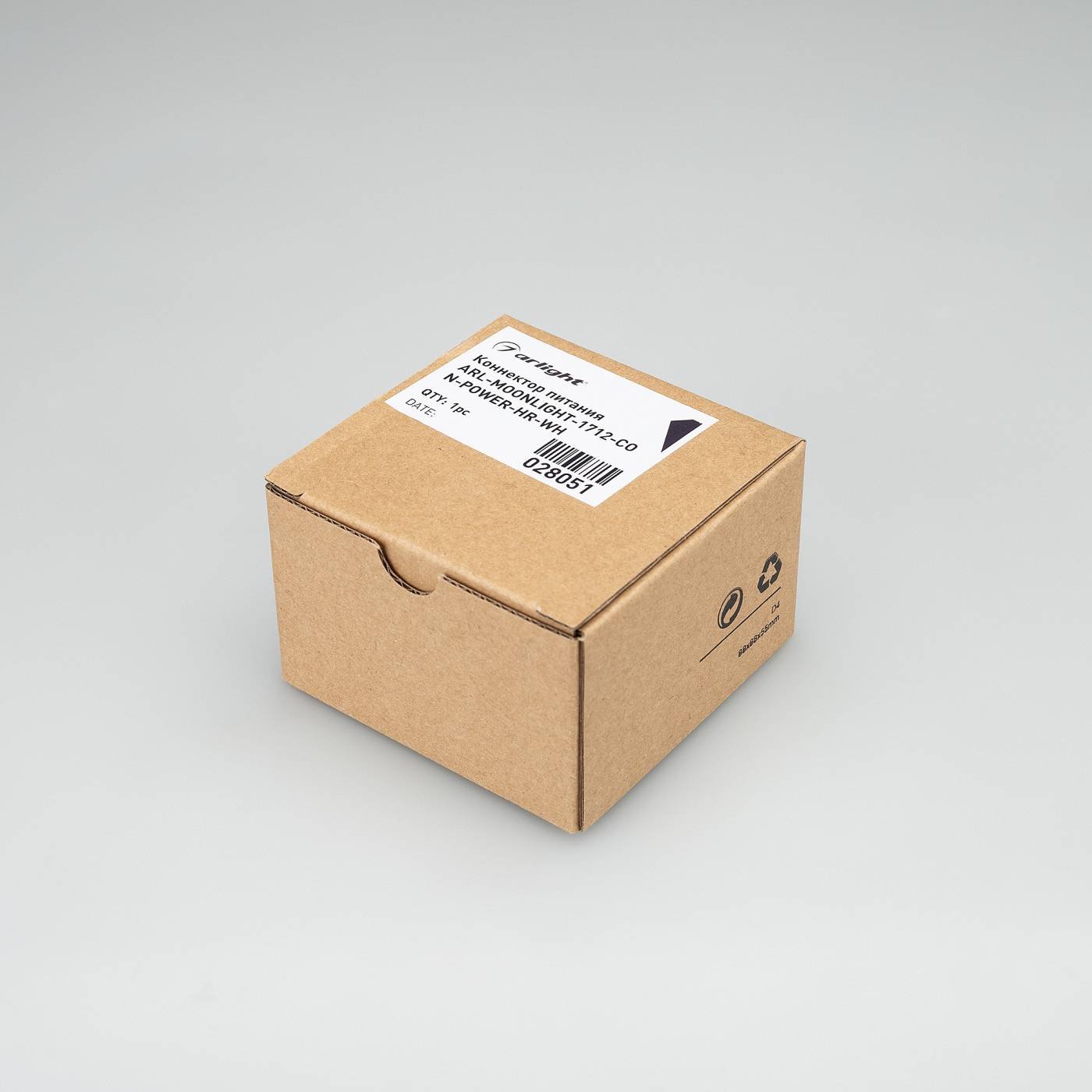 Герметичный коннектор питания для гибкого неона MOONLIGHT Arlight 028051