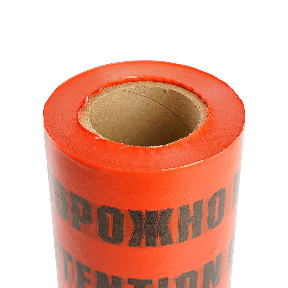 Сигнальная лента ОСТОРОЖНО КАБЕЛЬ, 100 п.м.*300 мм*100 мкмStekker INTP10-300-100 50300