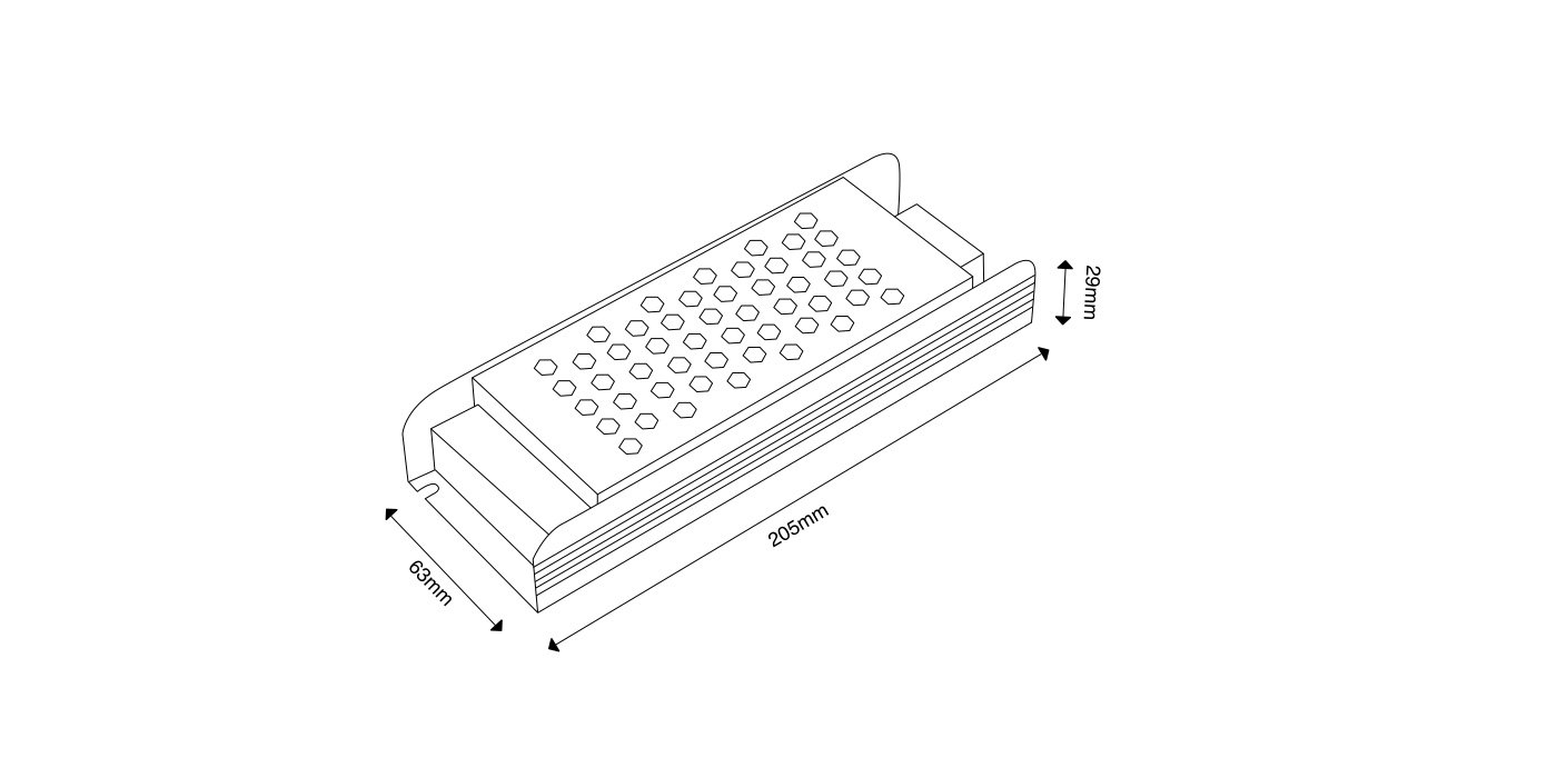 00-00006956 Блок питания с TRIAC диммированием IP20, 200Вт, 24В YA-TR SWG PRO 00-00006956