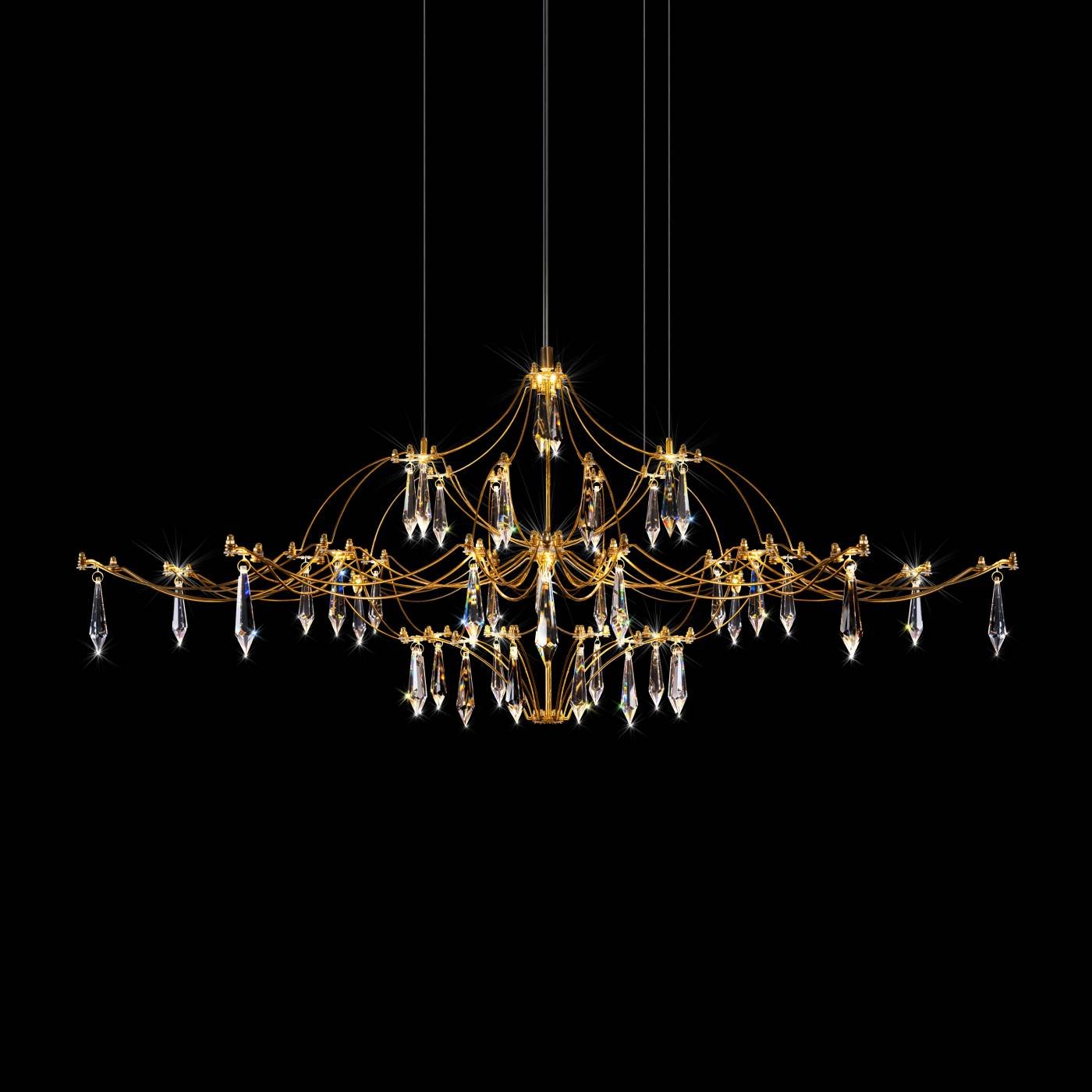 Подвесная люстра Mira Loft It 10587/1000 Gold Asfour