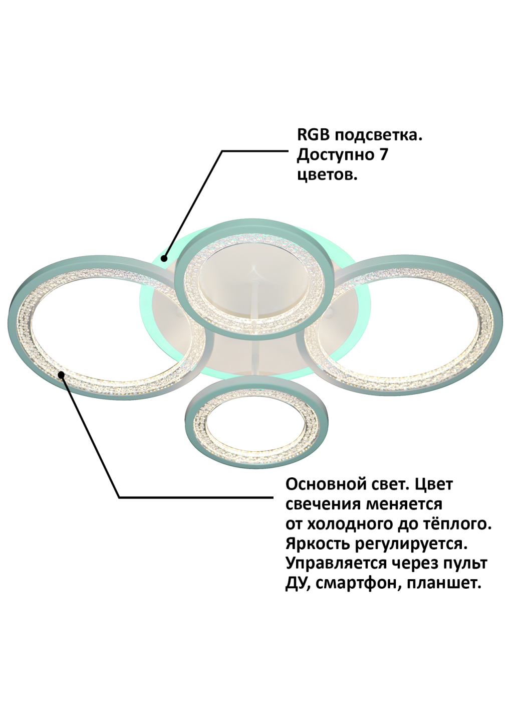 Потолочная люстра Natali Kovaltseva Innovation Style INNOVATION STYLE 83046
