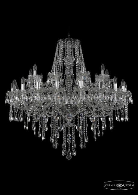 Подвесная хрустальная люстра 1415 Bohemia 1415/20+10/400 Ni