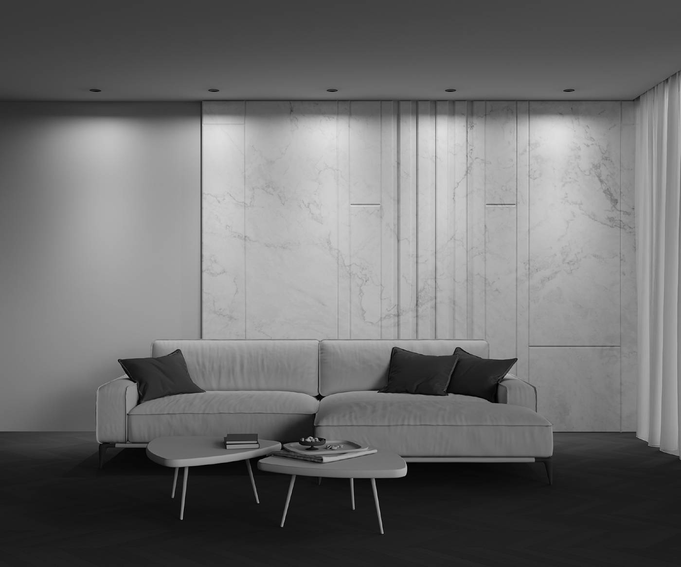 Встраиваемый светильник Maytoni Parete DL100-12W2.7-3-4K-RD-B