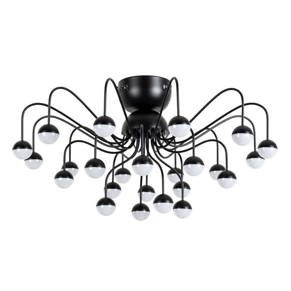 A3619PL-24BK Потолочная светодиодная люстра Dexter Arte Lamp A3619PL-24BK