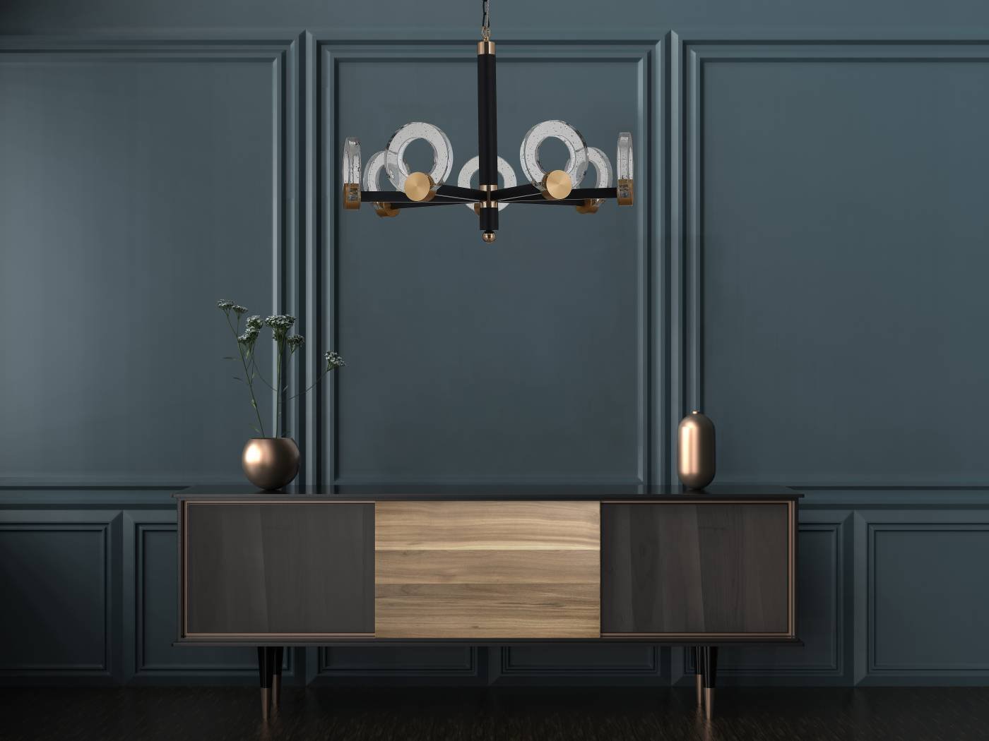 1086-LED28PL Подвесная люстра Simple Story 1086 1086-LED28PL