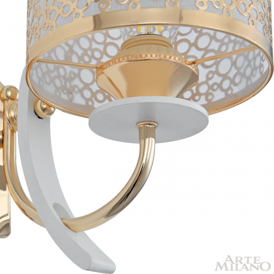 306067/1W Wh/Gd Настенное бра Arte Milano Florentia-6067 306067/1W Wh/Gd