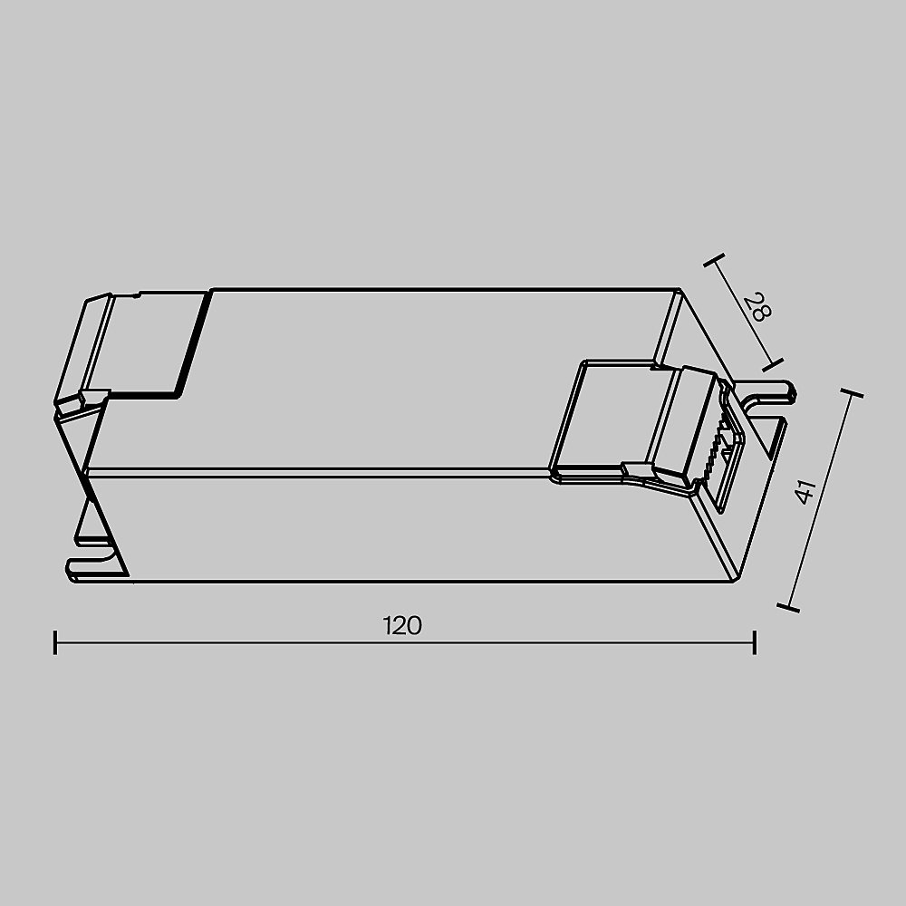 Источник тока DALI NFC DT8 250-700mA +PUSH DIM Maytoni Источники тока 721022