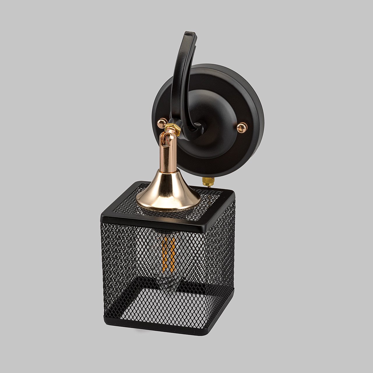 MD.5708-1-W-BK+FGD Светильник спот IMEX MD.5708-1-W-BK+FGD