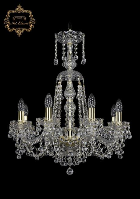 11.26.8.200.XL-65.Gd.B Подвесная хрустальная люстра 11.26 Art Classic 11.26.8.200.XL-65.Gd.B