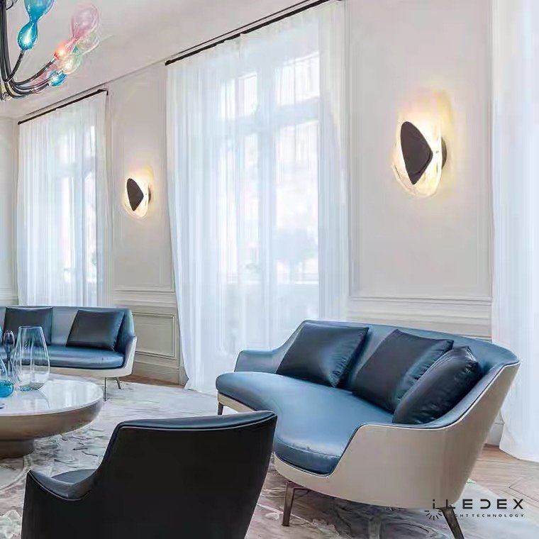 Настенный светильник ILedex Silk F097-9W-3000K BK-WH